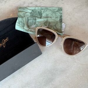 Maui Jim Hunakai milky cream Sunglasses